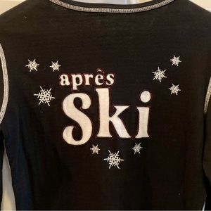 Alp-N-Rock Black Crew Apres Ski Crew Neck Top